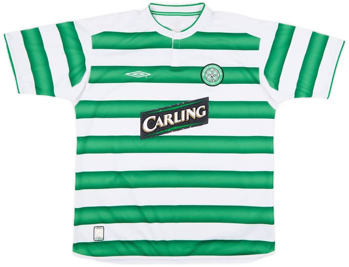2003-04 Celtic Home Shirt Lennon #18 - 6/10 - (XL)