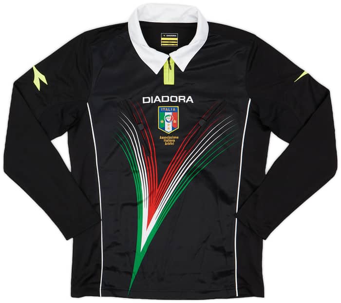 2012-13 Italy Diadora Referee L/S Shirt - 10/10 - (XS)