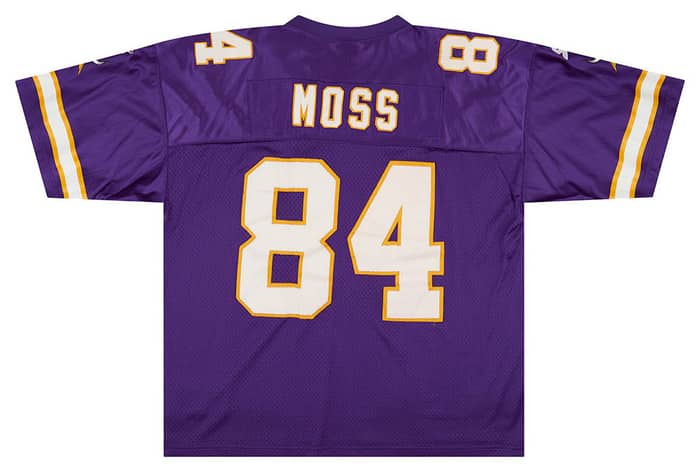 1998 Minnesota Vikings Moss #84 Authentic Starter Jersey (Home) XXL