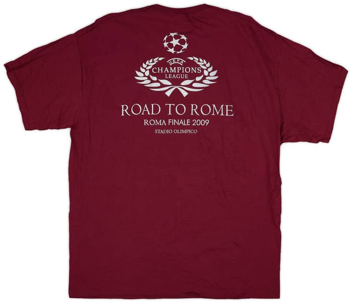 2009-10 Barcelona Graphic Tee - 8/10 - (XL)