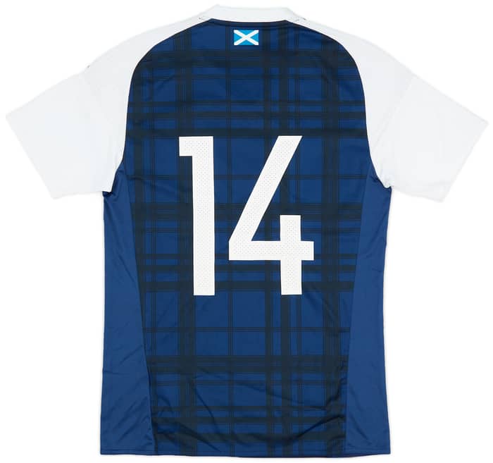 2015-17 Scotland Home Shirt #14 - 8/10 - (S)