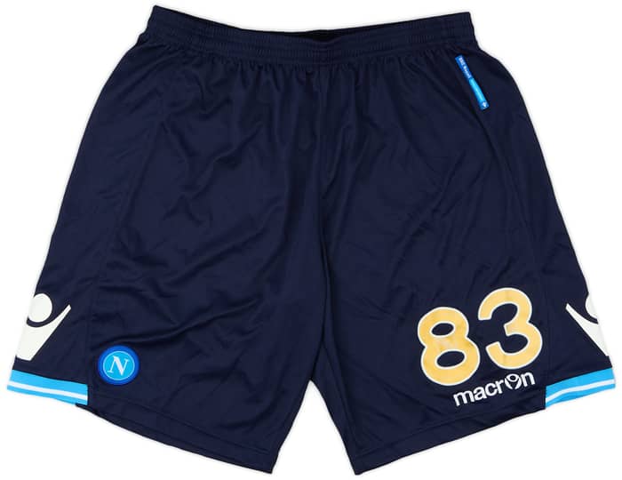 2011-12 Napoli Player Issue GK Shorts #83 (Rosati) - 8/10 - (XXL)