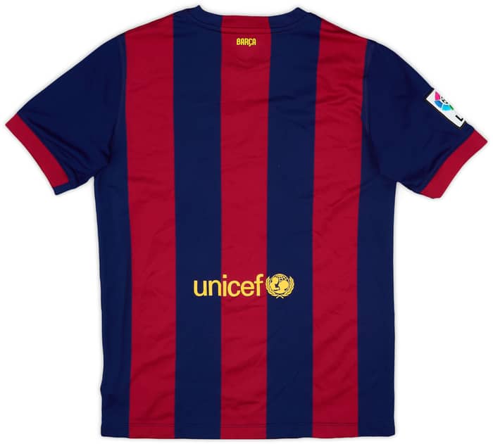 2014-15 Barcelona Home Shirt - 10/10 - (XL.Boys)