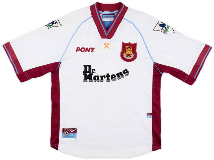 1998-99 West Ham Away Shirt Sinclair #8 - 8/10 - (Y)