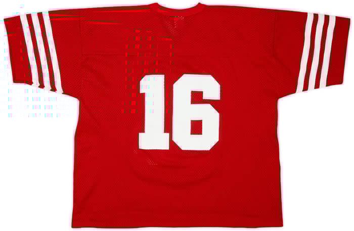 1980s San Francisco 49ers Montana #16 Logo 7 Home Jersey - 9/10 - (XL)