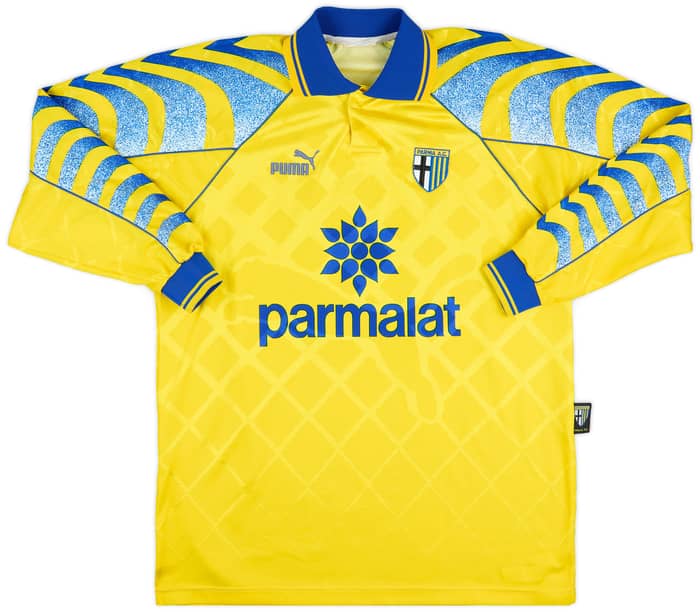 1995-96 Parma Third L/S Shirt Zola #10 - 8/10 - (XL)