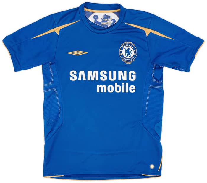 2005-06 Chelsea Centenary Home Shirt Makelele #4 - 7/10 - (S)