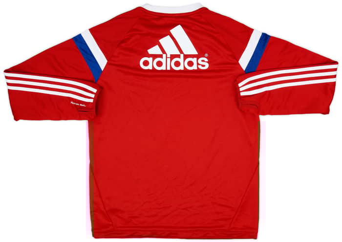 2014-15 Bayern Munich adidas Sweat Top - 9/10 - (XL.Boys)