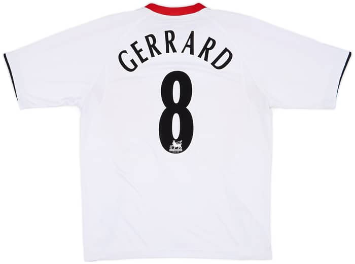 2005-06 Liverpool Away Shirt Gerrard #8 - 5/10 - (L)