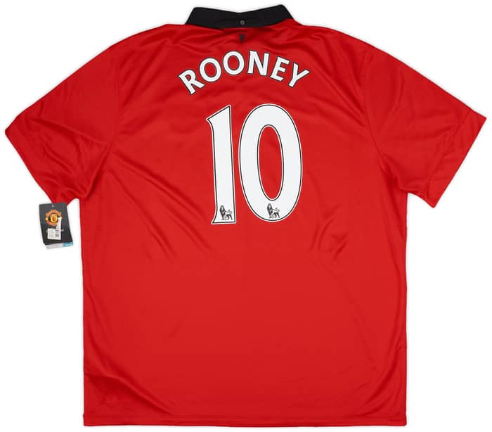2013-14 Manchester United Home Shirt Rooney #10 (XXL)