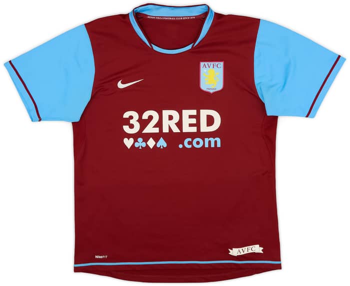 2007-08 Aston Villa Home Shirt Petrov #19 - 6/10 - (M)