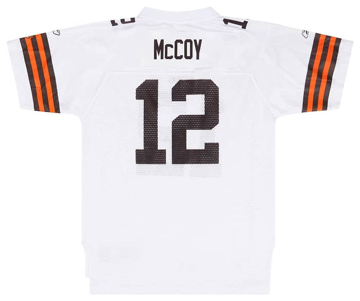 2010-11 Cleveland Browns McCoy #12 Reebok On Field Jersey (Away) Y