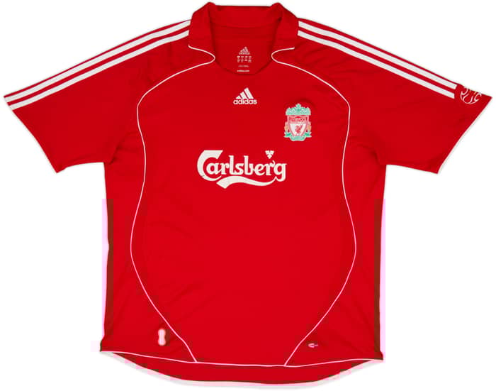 2006-08 Liverpool Home Shirt Gerrard #8 - 5/10 - (XXL)