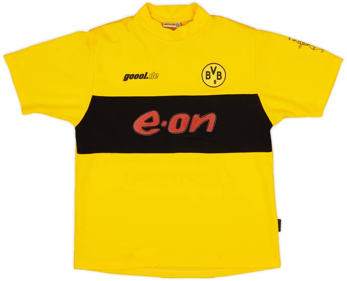 2002-03 Borussia Dortmund Home Shirt Amoroso #22 - 6/10 - (XL.Boys)
