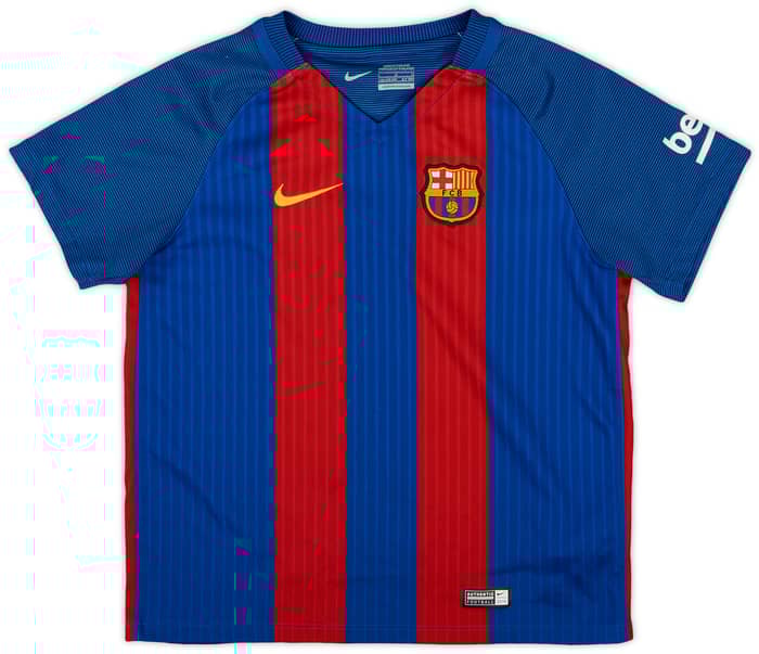 2016-17 Barcelona Home Shirt - 8/10 - (6-7 Years)