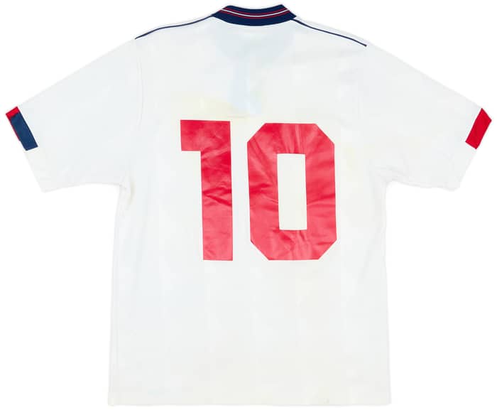 1987-90 England Home Shirt #10 - 5/10 - (M)