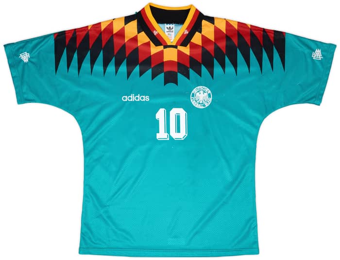 1994-96 Germany Away Shirt Matthaus #10 - 6/10 - (L)