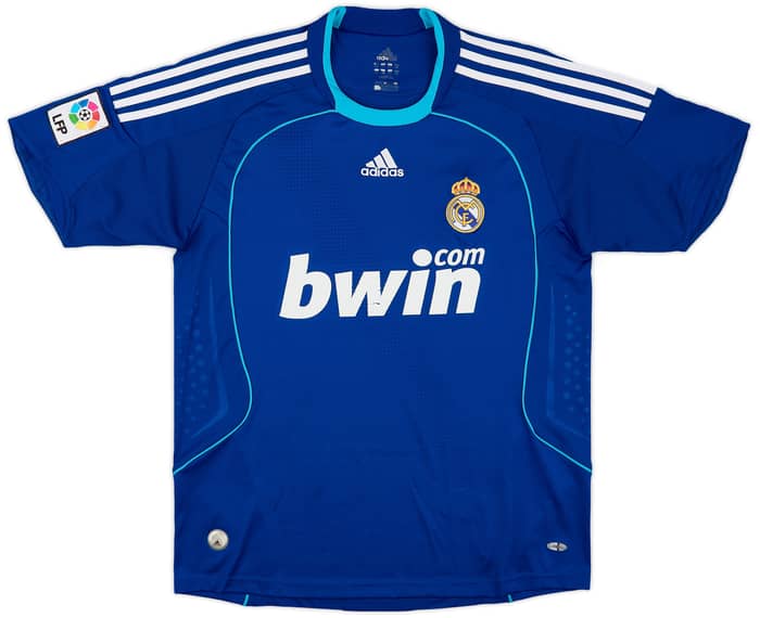 2008-09 Real Madrid Away Shirt Guti.Haz #14 - 5/10 - (XL.Boys)