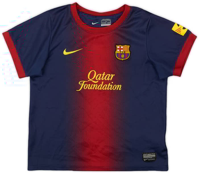 2012-13 Barcelona Home Shirt - 6/10 - (5-6 Years)