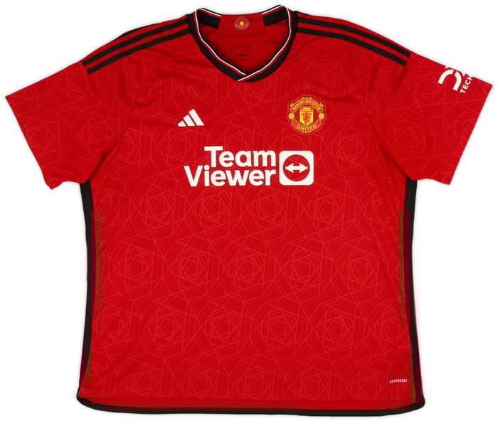 2023-24 Manchester United Home Shirt B.Fernandes #8 - 9/10 - (3XL)