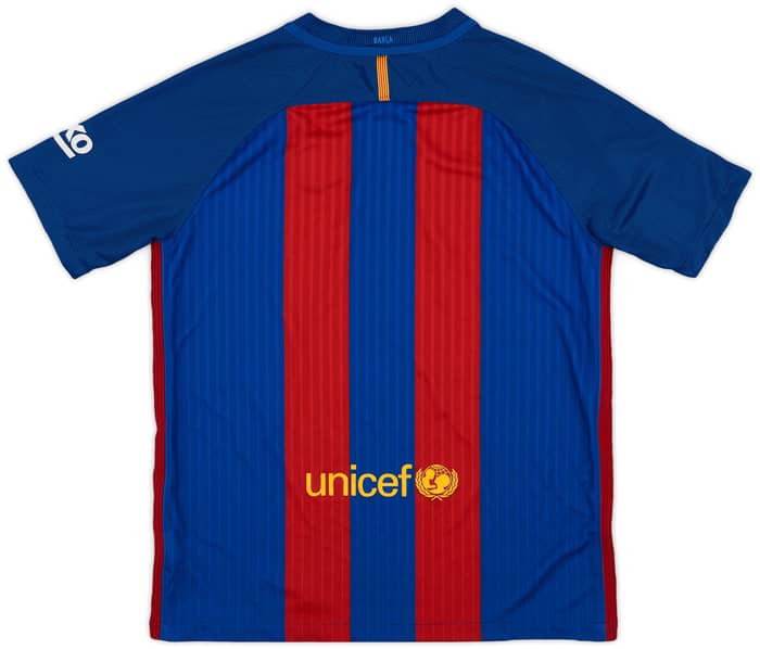 2016-17 Barcelona Home Shirt - 8/10 - (XL.Boys)