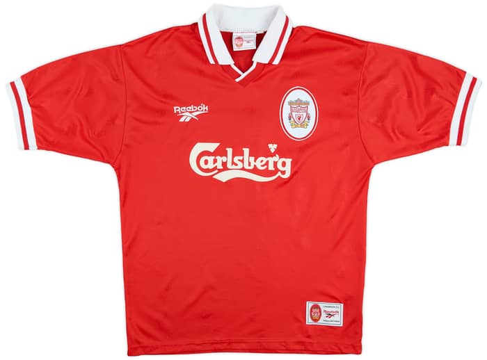 1996-98 Liverpool Home Shirt Fowler #9 - 6/10 - (M)