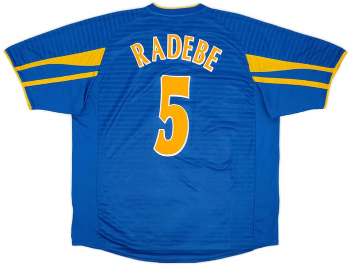 2001-03 Leeds United Away Shirt Radebe #5 - 9/10 - (XXL)