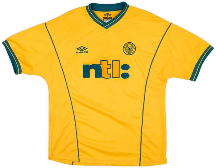 2000-02 Celtic Away Shirt Lennon #18 - 9/10 - (L)