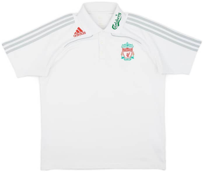 2008-09 Liverpool adidas Polo Shirt - 6/10 - (L)