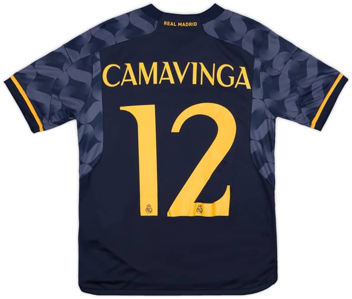 2023-24 Real Madrid Away Shirt Camavinga #12 (M.Kids)