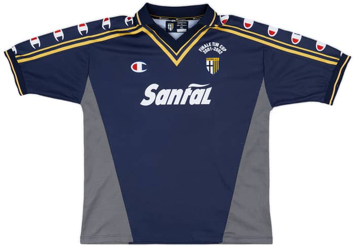 2001-02 Parma 'Signed' Finale TIM Cup Away Shirt - 8/10 - (XL)