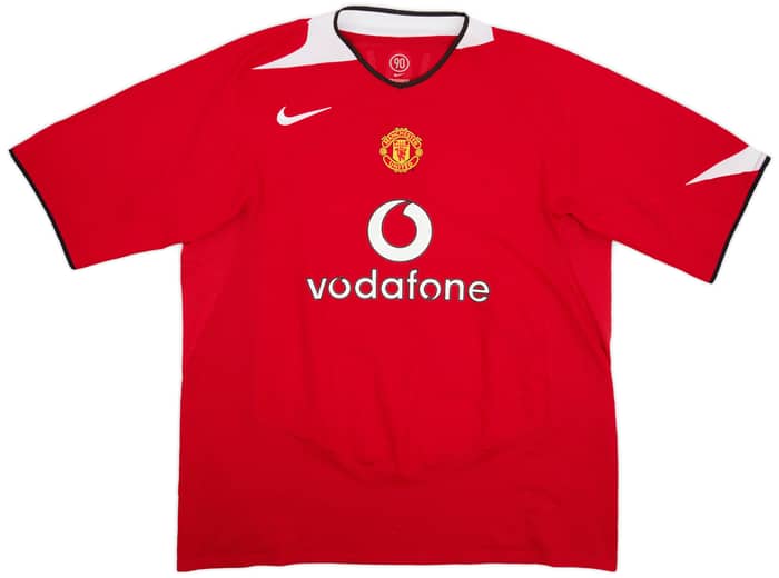 2004-06 Manchester United Home Shirt Scholes #18 - 6/10 - (XXL)