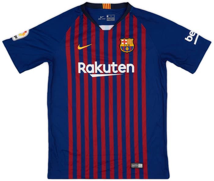 2018-19 Barcelona Home Shirt - 9/10 - (XL.Boys)