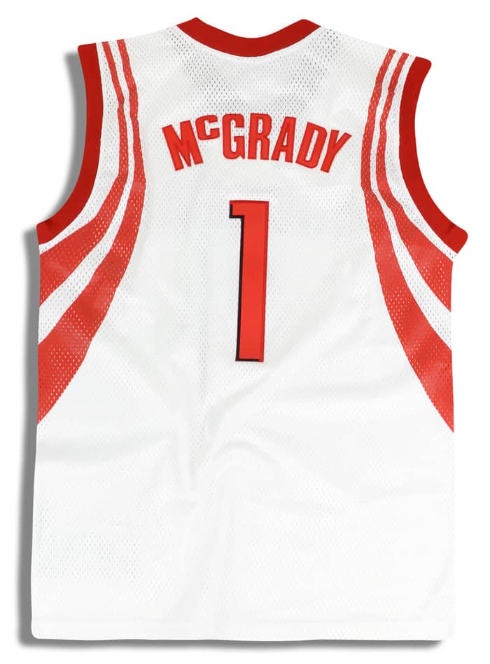 2004-10 Authentic Houston Rockets McGrady #1 Champion Jersey (Home) S