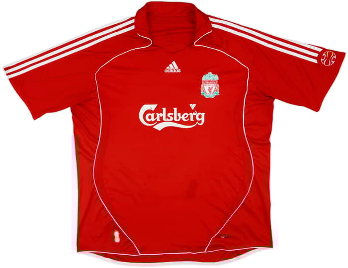 2006-08 Liverpool Home Shirt Gerrard #8 - 5/10 - (3XL)
