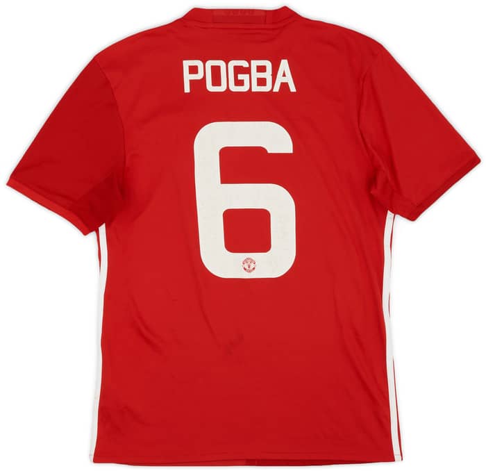 2016-17 Manchester United Home Shirt Pogba #6 - 6/10 - (S)