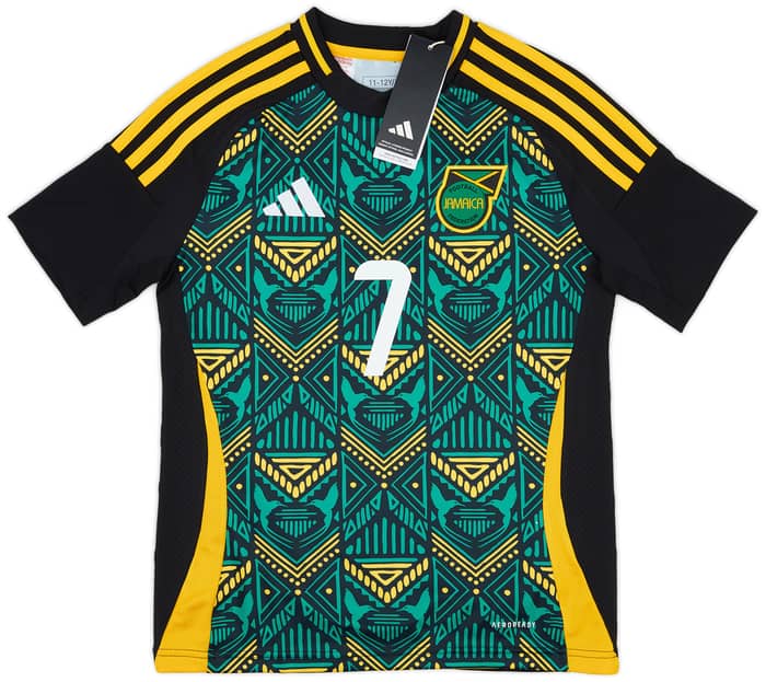 2024-25 Jamaica Away Shirt Bailey #7 (KIDS)