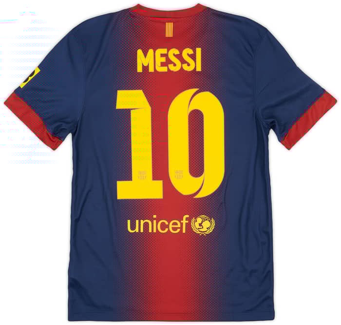 2012-13 Barcelona Home Shirt Messi #10 - 9/10 - (S)