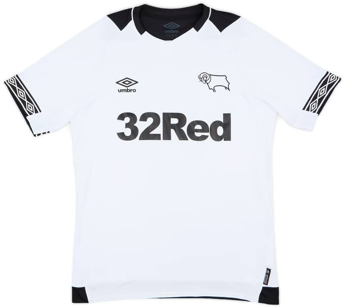 2018-19 Derby County Home Shirt Mount #8 - 9/10 - (S)
