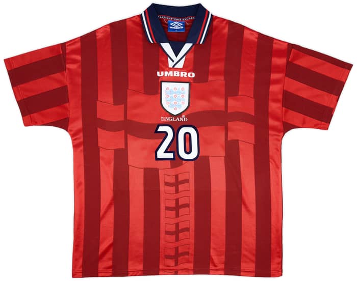 1997-99 England Away Shirt Owen #20 - 9/10 - (XL)