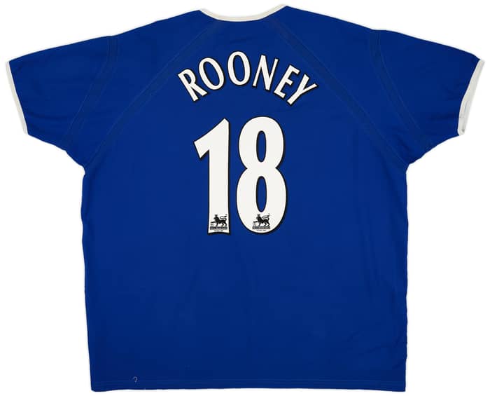 2003-04 Everton Home Shirt Rooney #18 - 6/10 - (XXL)