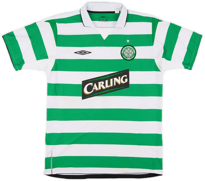 2004-05 Celtic Home Shirt Lennon #18 - 7/10 - (L)
