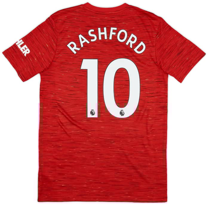 2020-21 Manchester United Home Shirt Rashford #10 - 5/10 - (M)