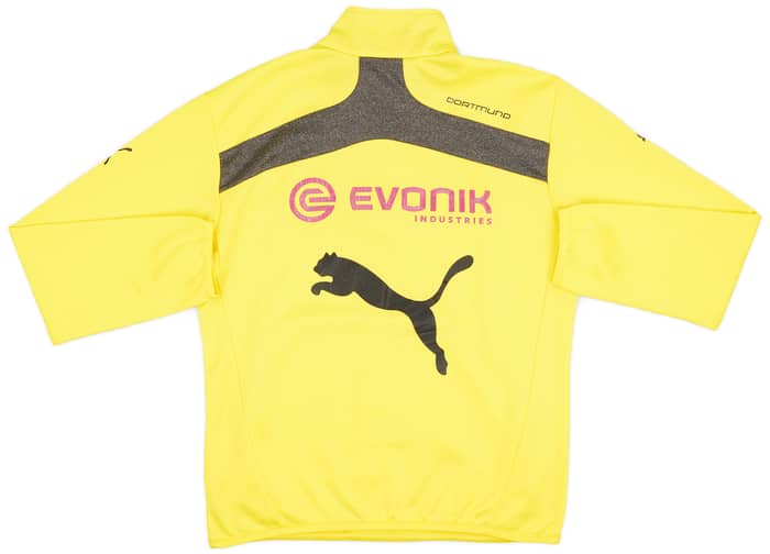 2013-14 Borussia Dortmund Staff Issue Puma 1/4 Zip Track Jacket - 7/10 - (M)