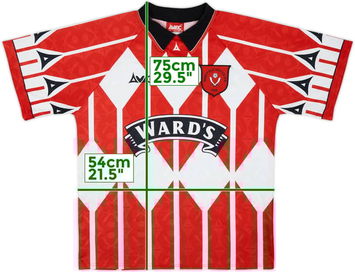 1995-96 Sheffield United Home Shirt - 8/10 - (M)