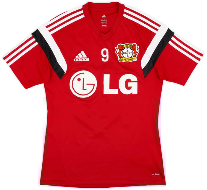 2015-16 Bayer Leverkusen Player Issue Training Shirt #9 - 9/10 - (S)
