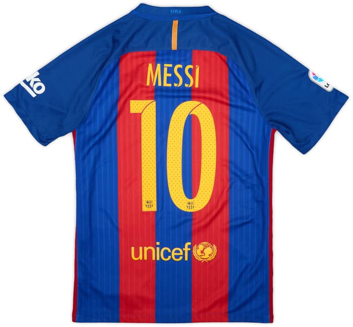 2016-17 Barcelona Home Shirt Messi #10 - 8/10 - (S)