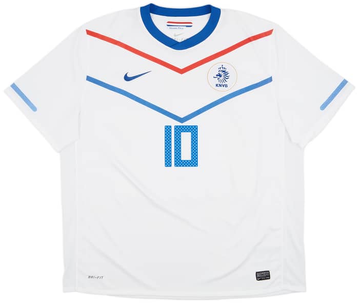 2010-11 Netherlands Away Shirt Robben #11 - 8/10 - (XXL)