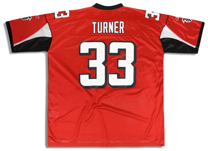 2008-11 Atlanta Falcons Turner #33 Reebok On Field Jersey (Home) XXL