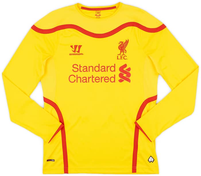 2014-15 Liverpool Away L/S Shirt Gerrard #8 - 8/10 - (S)